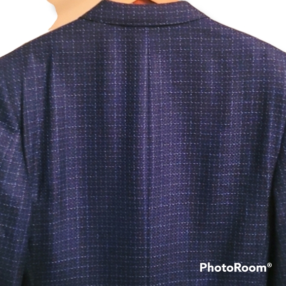 Vintage Marcello Tarantino Couture Wool and Silk Suit Jacket Blazer - Picture 9 of 13